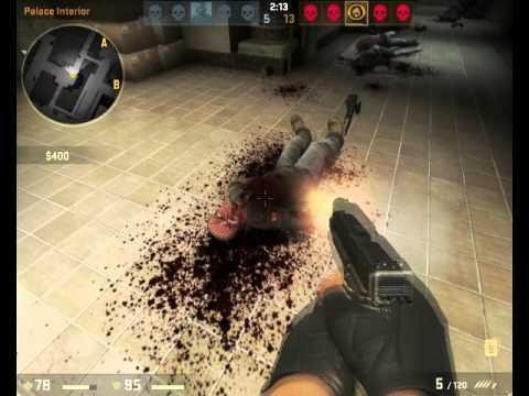 《CS: GO》在中國的自主規制,就是將血塗黑。