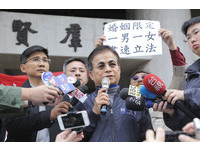 護家聯盟抗議活動-賴士葆。（圖／記者黃克翔攝）
