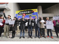 護家聯盟抗議活動。（圖／記者黃克翔攝）