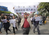 護家聯盟抗議活動。（圖／記者黃克翔攝）