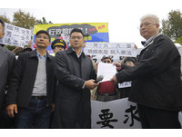 護家聯盟抗議活動。（圖／記者黃克翔攝）