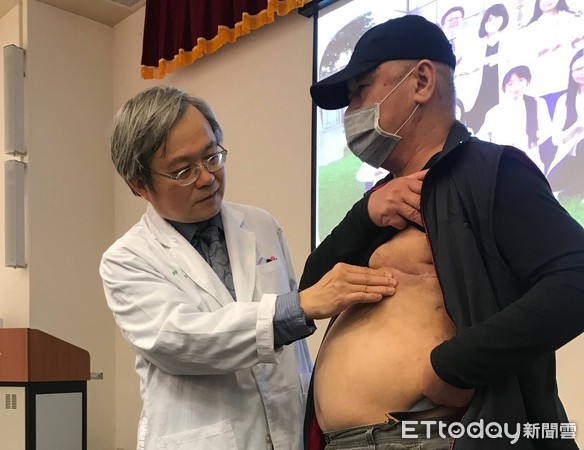 ▲男性也會得乳癌。(圖/中國附醫提供)