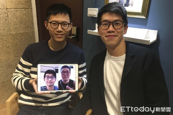 ▲▼《籃球爆米花》成員硬了(左)、Max、麥考(螢幕左)、艾瑞克。(圖/記者林育正攝)