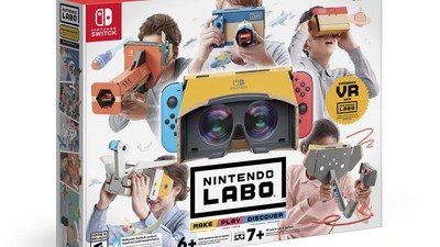 Switch「VR套裝」4月發售！任天堂Labo VR亮相　台灣同步上架快搶啊