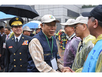 ▲▼台北市實施民安5號災害防救實兵演練，台北市長柯文哲出視導。（圖／記者林敬旻攝）
