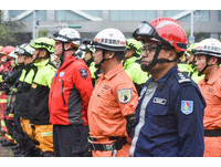 ▲▼台北市實施民安5號災害防救實兵演練，澳洲、日本東京、馬來西亞救難隊。（圖／記者林敬旻攝）