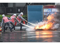 ▲▼台北市實施民安5號災害防救實兵演練。（圖／記者林敬旻攝）