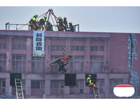 ▲▼台北市實施民安5號災害防救實兵演練。（圖／記者林敬旻攝）