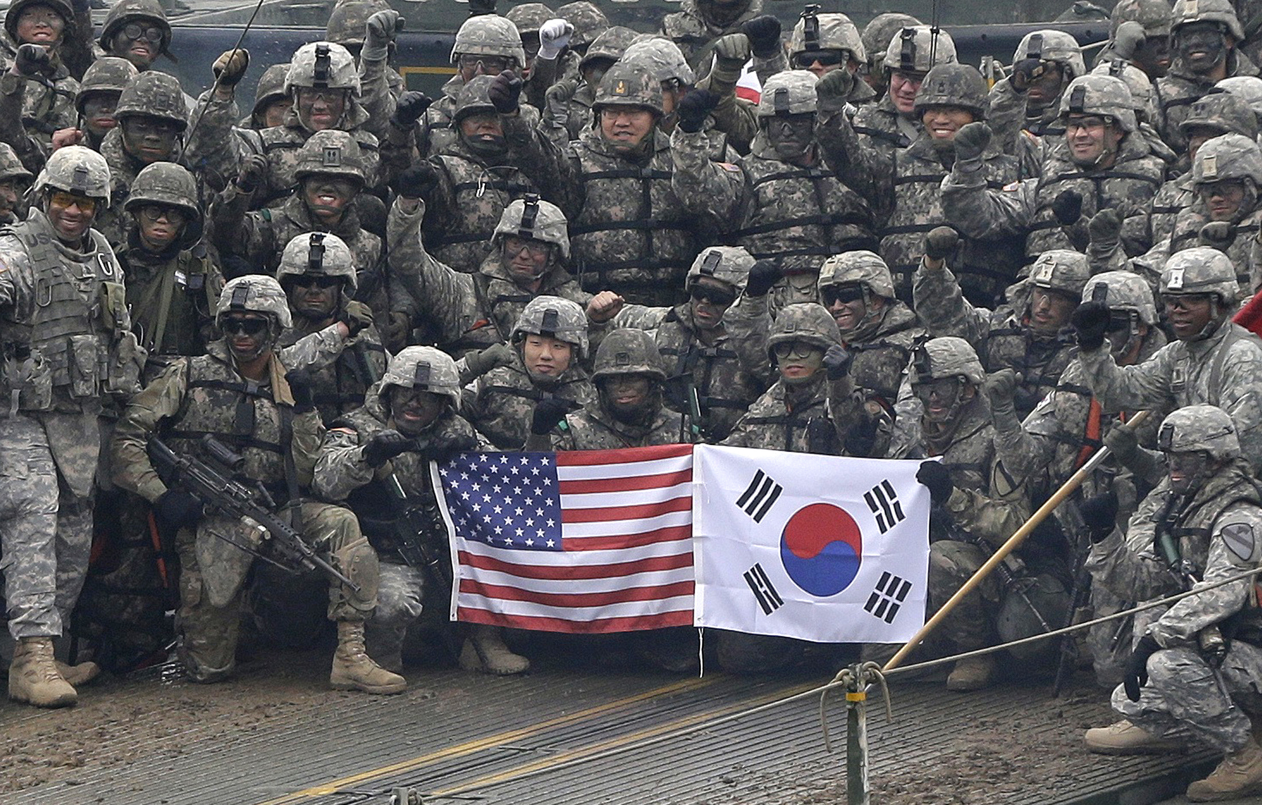 ▲▼2015年美國與南韓進行聯合軍演。（圖／達志影像／美聯社）