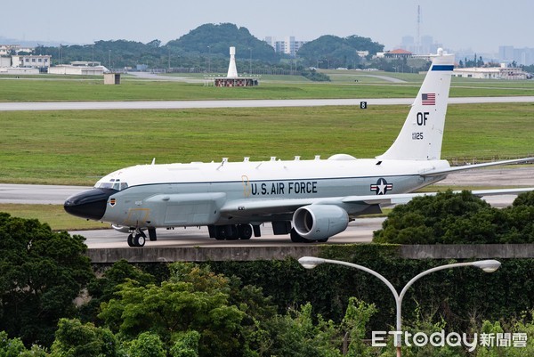 ▲▼美軍RC-135電子偵察機,美國空軍,嘉手納基地,沖繩。（圖／記者季相儒攝）