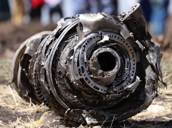 ▲▼衣索比亞航空公司（Ethiopian Airlines）空難飛機殘骸。衣航空難。（圖／路透社）