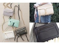 Rebecca Minkoff 利用扣環、鉚釘、金鍊等元素，打造獨樹一幟的品牌形象風格。最受歡迎的包款「Mini Mac」，長長的線條裝飾又被稱為「鬍鬚包」，令人驚奇的是，即便款式十分新潮卻非常好搭，不管是穿著牛仔褲、洋裝，搭起來都別有一番風味呢！