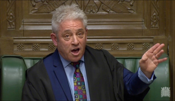 ▲▼英國國會下議院議長貝爾考（John Bercow）。（圖／路透）