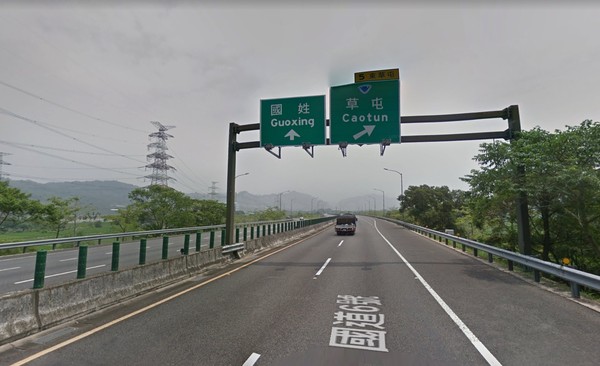 ▲▼國道六號東草屯交流道前。（圖／翻攝Google map）