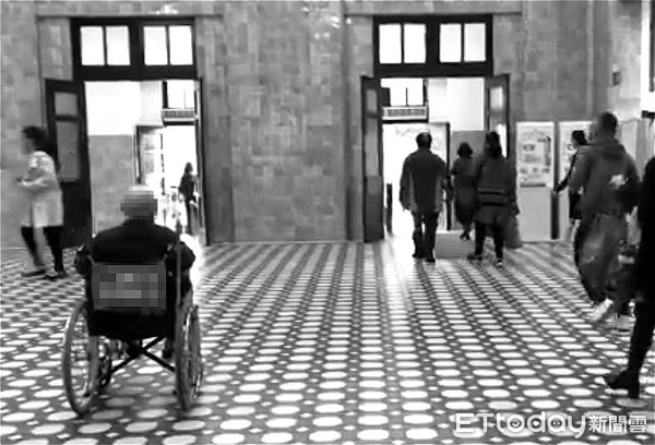 安樂死專題,台大醫院,老人,輪椅,高齡化社會,長者,醫院。（圖／記者陳宛貞攝）
