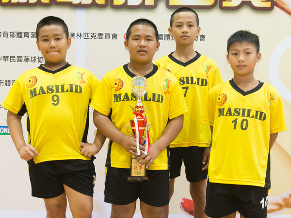 ▲▼藤球排名賽北葉國小奪小學組冠軍。(圖/藤球協會提供)