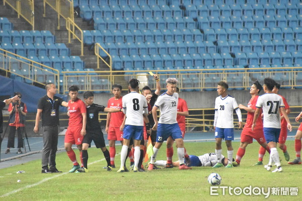 ▲▼ 大專足聯公開一男子冠軍戰,輔大vs北市大, 。(圖/記者謝孟儒攝)