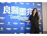▲美劇良醫墨非唯一台裔主演克里斯蒂娜張（Christina Chang）來台 。（圖／記者湯興漢攝）