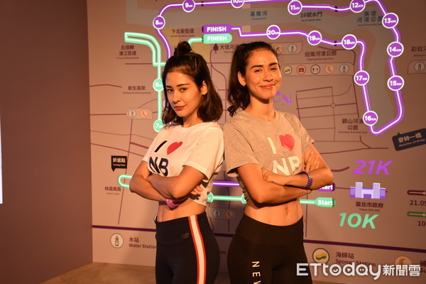 ▲▼ New Balance 姊無畏互動展,雷理莎、雷達達 。(圖/記者謝孟儒攝)