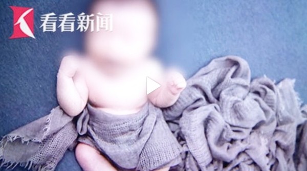 出生20天寶寶拍沙龍照染肺炎　新手媽接「病危通知書」後悔了。（圖／翻攝自大陸《看看新聞Knews》）
