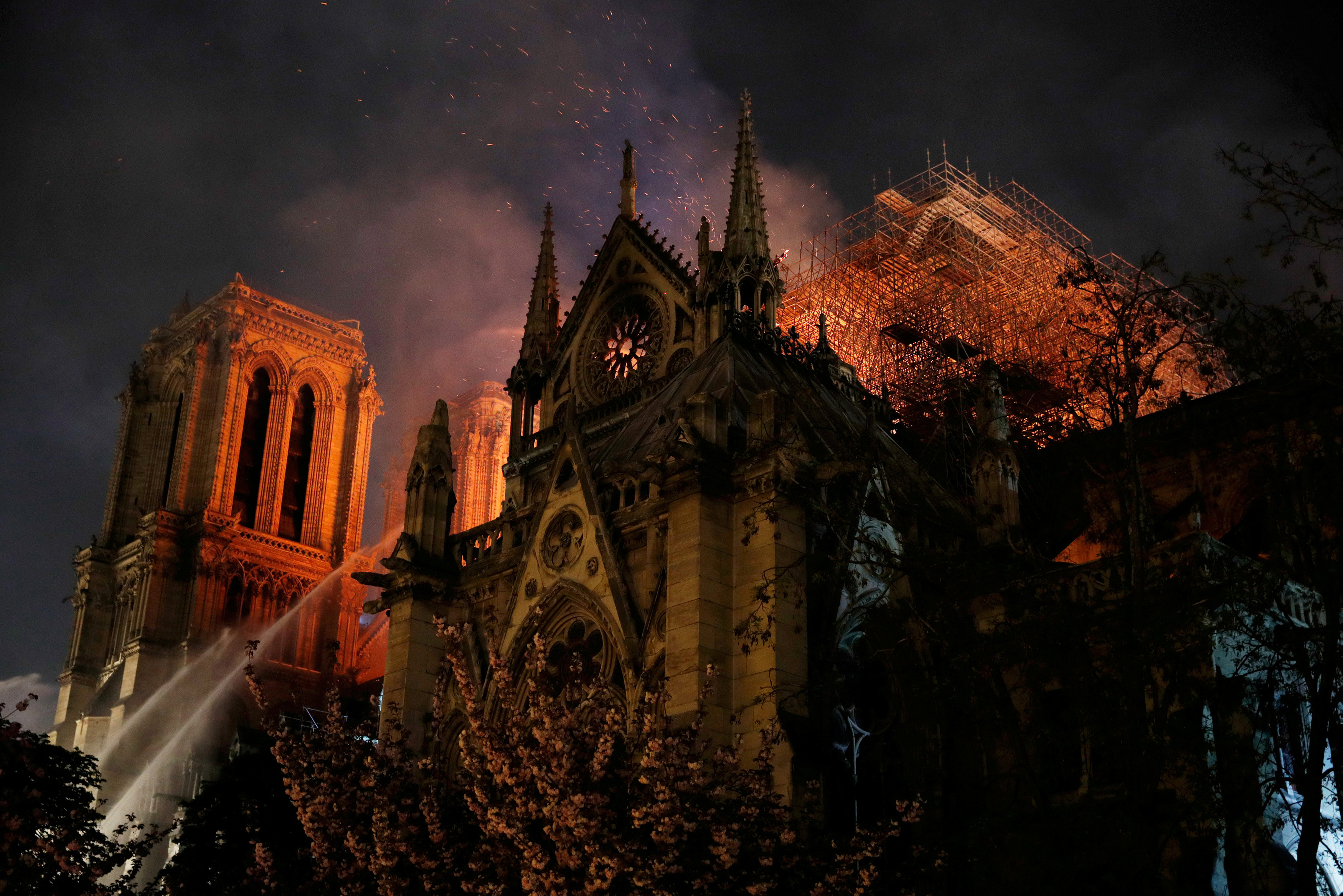 ▲巴黎聖母院（Notre-Dame de Paris）；巴黎聖母主教座堂（Cathédrale Notre-Dame de Paris）火災。（圖／路透社）