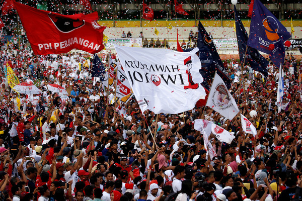 ▲▼印尼17日將進行總統與國會大選。（圖／路透）
