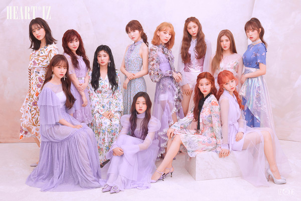 ▲IZ*ONE，充滿愛意的加油訊息…第二張迷你專輯〈HEART*IZ〉正式發行！。（圖／環球國際唱片提供）