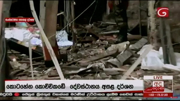▲ 斯里蘭卡21日發生連環爆炸。（圖／路透社，下同）