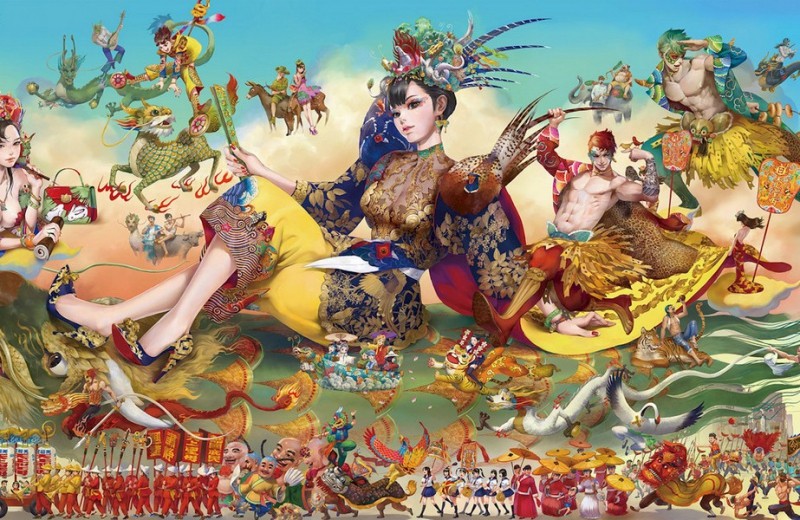 ▲▼  台灣漫畫家太有才！7部必朝聖「神作」　網驚：媽祖託夢才畫得出來？（圖／大辣出版《最強天后》）