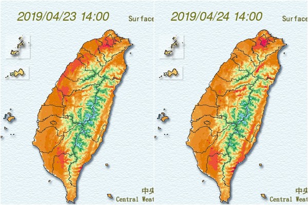 ▲▼梅雨來了？把握2天夏天「下周恐來一波梅雨」　鋒面挾雨彈又報到 。（圖／中央氣象局）