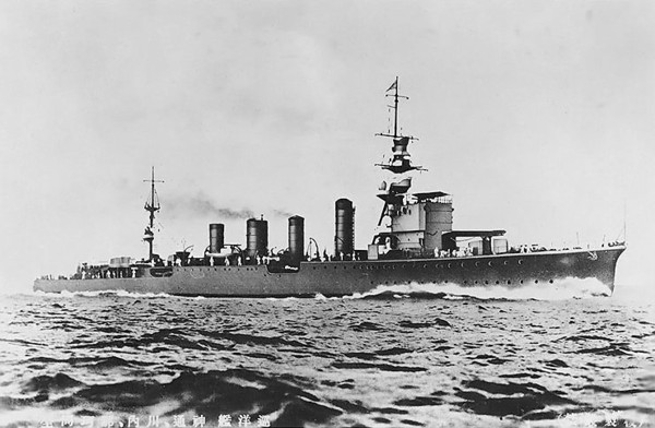 ▲▼「神通號」輕巡洋艦被美國軍史學家評價為「整個太平洋戰爭中作戰最勇猛的日本軍艦」。（圖／翻攝自維基百科）