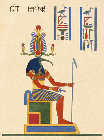▲▼埃及聖䴉是埃及神話中智慧之神「托特」（Thoth）的意象。（圖／翻攝自維基百科）