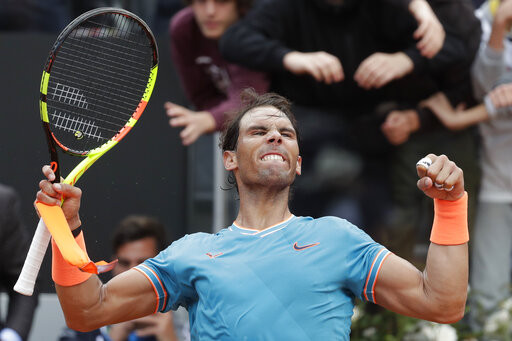 ▲羅馬大師賽，納達爾(Rafael Nadal)封王。（圖／達志影像／美聯社）