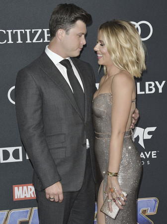 史嘉蕾喬韓森(Scarlett Johansson)宣布訂婚。(圖/達志影像/美聯社) 史嘉蕾喬韓森(Scarlett Johansson)宣布訂婚。(圖/達志影像/美聯社)