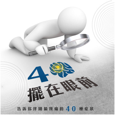 ▲▼偏頭痛40個症狀。(圖/林志豪醫師提供)