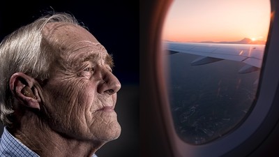 88歲爺獨自搭機找孫子　「忍不住漏尿了...」機上乘客忙幫擦零怨言