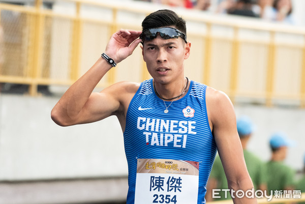 ▲▼台灣國際田徑公開賽,男子400公尺跨欄決賽,陳傑。（圖／資料照）