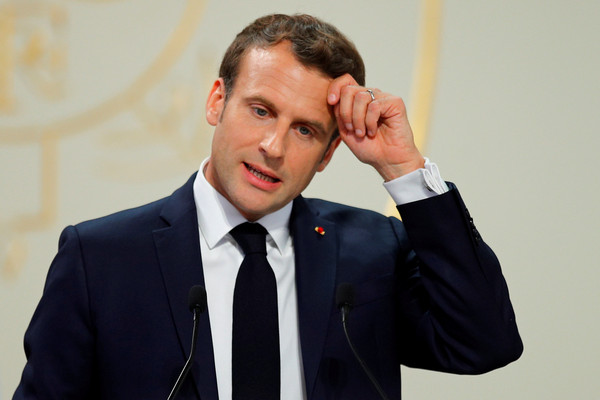 ▲▼法國總統馬克宏（Emmanuel Macron）。（圖／路透）