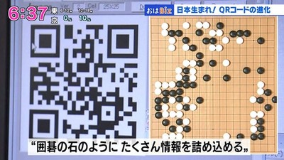 日本發明QR碼是「因為圍棋」！一個條碼內容包20字→7000字