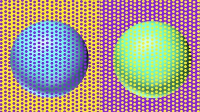 這兩顆球「不分藍綠」！顏色其實一模一樣，大腦又騙了你