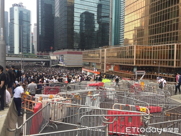 ▲▼ 香港,反送中,逃犯條例,遊行,12日早上示威。(圖/讀者提供)