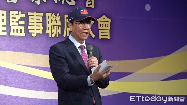 ▲▼郭台銘參加退警總會警察節會議暨成立30周年理監事聯席會議。（圖／記者葉南州攝）