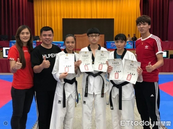 ▲盧秉廷參加亞洲青少年跆拳道錦標賽男女代表隊選拔，榮獲男子組45公斤第一名。（圖／展望會提供，下同）