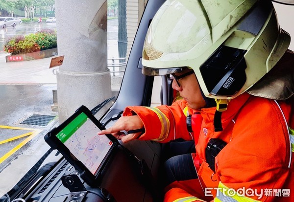 ▲桃園市消防局採購公務平板電腦，讓第一線救災救護車輛增添利器。（圖／記者沈繼昌翻攝）