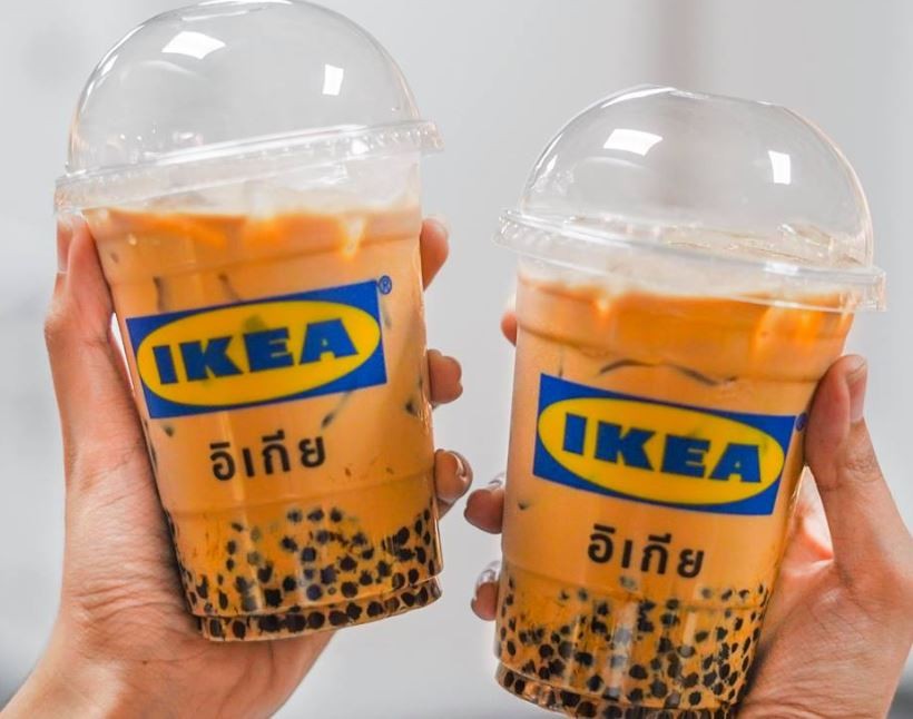 ▲▼泰國IKEA推出珍珠泰奶。（圖／翻攝自Facebook／AK泰國Let`s go）