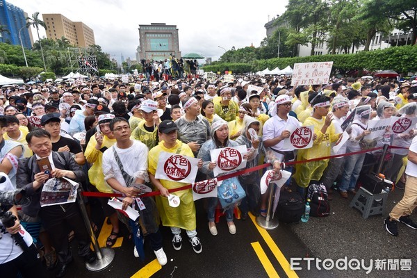 ▲▼「拒絕紅色媒體、守護台灣民主」623凱道集結。（圖／記者李毓康攝）