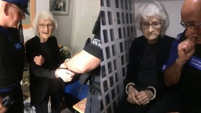 「這輩子沒吃過牢飯」　93歲老奶奶一生人太好　孫女幫求警察逮捕她