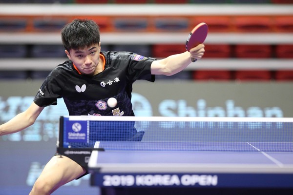 ▲韓國桌賽，林昀儒。（圖／取自ITTF） 