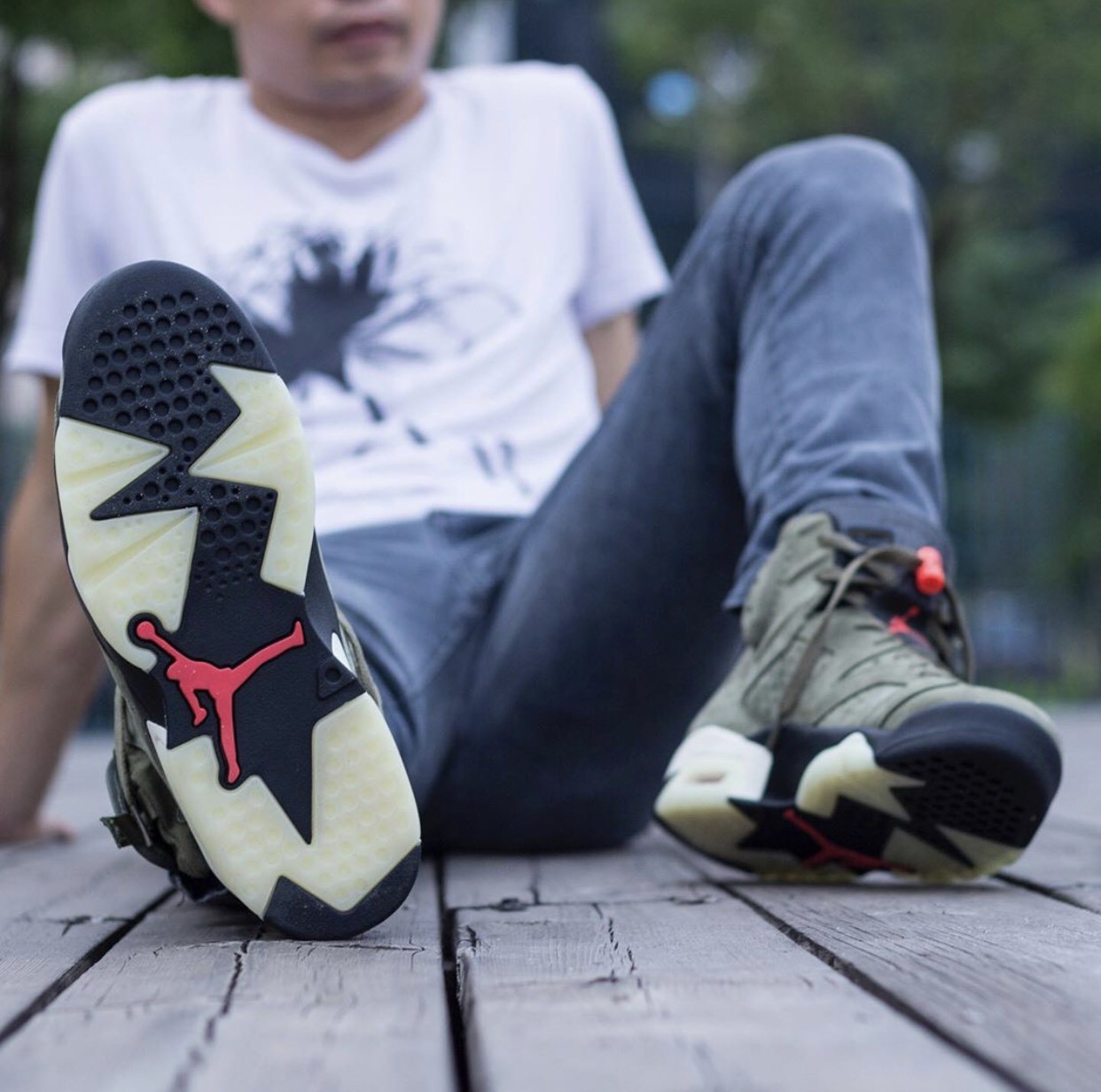 ▲Travis Scott X Air Jordan 6。（圖／翻攝自IG@hanzuying、Nike）