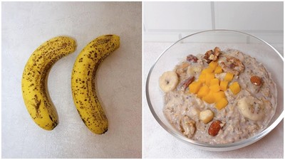 懶人也要模特兒身材！ 　超營養早餐「香蕉燕麥粥」10分鐘吃到美